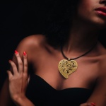modelo joia coracao porm